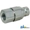 A & I Products Flat Hydraulic Coupler Plug, Male, 1/2" NPT 6" x4" x1" A-FF5028FP-A - alternate 5